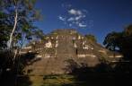 A 'pirâmide', um dos maiores edifícios de Tikal, na Guatemala